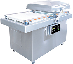 Sipromac 560A Chamber Vacuum Sealer w/ (2) 26 Seal Bars, 208v/3ph, Stainless Steel